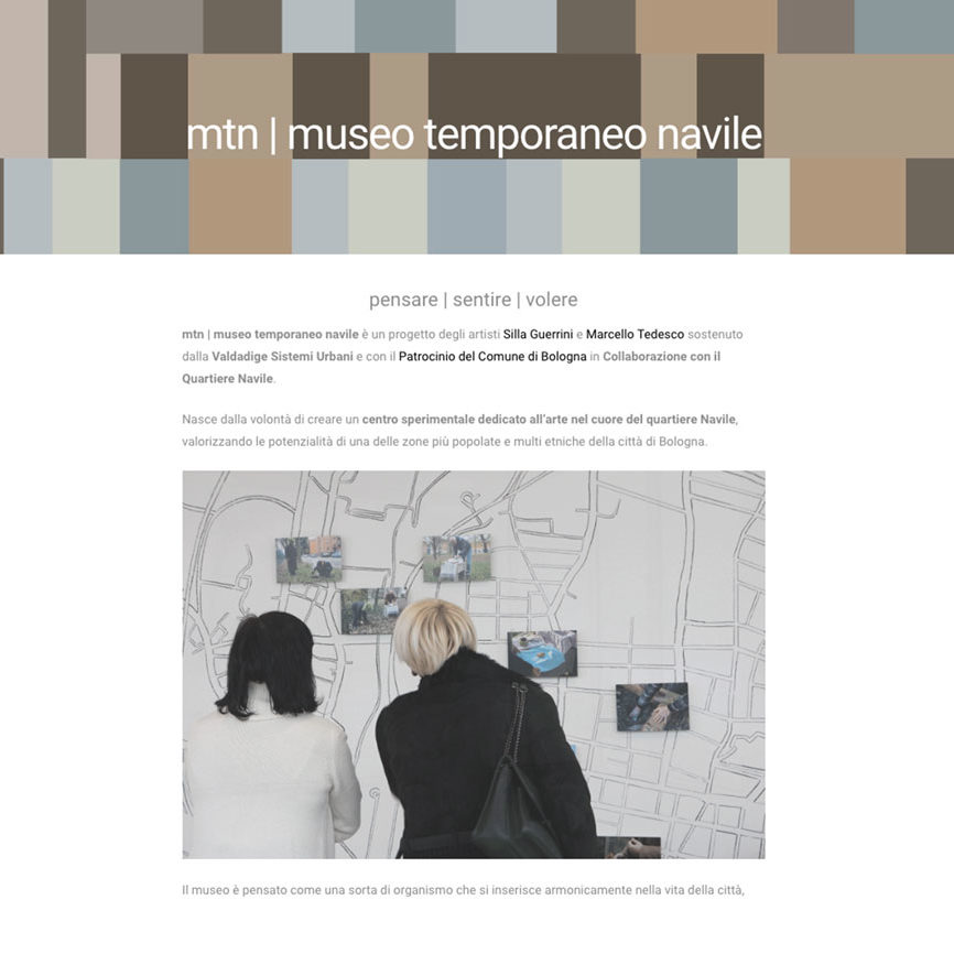 Web design per mtn | museo temporaneo navile Silla_Guerrini_museo_temporaneo_navile